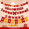Día de Año Nuevo, Festival de Primavera, Nochevieja, Año del Caballo, Decoraciones de Año Nuevo, Colgantes para Pared de Fondo de TV en Sala de Estar para Nochevieja, Colocación de Pareados