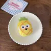 Llavero de Tela de Dibujos Animados Divertidos de Verduras y Frutas Colgante Lindo para Bolsa de Juguete de Comida Accesorios de Regalo para Pareja Novia