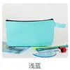 Bolsa de Lona para Lápices con Cremallera Spot Blank Transfronteriza de Amazon, Bolsa de Cosméticos de Mano, Estuche de Papelería, Monedero, Logo Impreso Personalizado