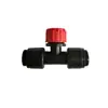 Nuevo Conector Rápido de Riego Integrado de Tres Vías de Ocho Agujeros Gotero de Conector Rápido Fuente de Conector Rápido Atomización de Conector Rápido Gotero de Compensación de Presión de Conector Rápido