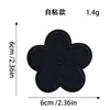 Parche autoadhesivo negro para chaqueta de plumas, parche para reparación de agujeros en ropa de chaqueta sin costura, calzado, sombrero, etiqueta decorativa para equipaje