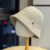 Sombrero de pescador de punto estilo Ins para mujer, otoño e invierno, versión coreana, casual, versátil, para circunferencia de cabeza grande, hace que la cara se vea más pequeña, sombrero tipo cubo de lana, moderno