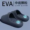 Pantuflas de Masaje de Alta Gama para Mujer, Para Uso en Verano al Aire Libre, Pantuflas Antideslizantes de Suela Gruesa, Para Uso en Invierno en Casa, Pantuflas de Pareja para Hombre