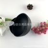 Vajilla de Melamina de Alta Gama Tazón Redondo Negro Tazón Redondo Escarchado para Arroz Tazón para Sopa Plástico Imitación Porcelana Restaurante Comercial Tazón Pequeño