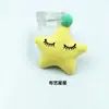 Ins Broche de Felpa de Dibujos Animados Japoneses Nube Blanca Arcoíris Muñeco de Pato Accesorios Pieza de Moda para Estudiantes Pin