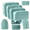 2025 Novas Sacolas Organizadoras Populares para Cosméticos, Mudança, Viagem, Conjunto de Sete Peças para Roupas, Colchas, Roupa Íntima, Desktop Atacado