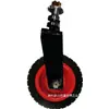 Carro de Cenizas Eléctrico Ensamblaje de Horquilla Delantera Carro de Mano 25cm Rueda Sólida Casquillo de Dirección Rodamiento Accesorios para Triciclo