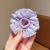 Goma para el pelo de encaje dulce de doble capa para niñas, Diadema para el borde de la falda, Accesorio para el pelo elástico para moños de niñas pequeñas