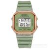 Celebridad de Internet Más Vendido Serie Deportiva Reloj Electrónico Cuadrado Pequeño Deportivo Reloj LED Impermeable para Estudiante Femenina