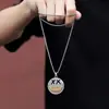 Hip-Hop Moderno Celebridad de Internet Popular Collar para Niños Accesorios para Espectáculos de Baile Callejero de Niños Niñas Nueva Moda Cadena de Suéter Versátil