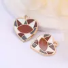 Moda transfronteiriça pingente de liga com gota de óleo pingente de colar diy acessórios de decoração de carro em estoque atacado