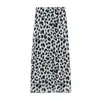 Top de Verano Nuevo para Mujer Estilo Europeo y Americano con Estampado Animal de Malla de Seda sin Tirantes 4828 4829
