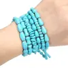 Turquesa Sintética Joker Cuentas Cuadradas Pequeñas Cuentas de Calabaza Cuentas Redondas Materiales para Pulsera de Cuentas Hecha a Mano DIY Accesorios