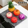 Tapete Drenante de Silicone Tapete Drenante para Pia Cozinha Tapete Seca Pratos Frutas e Legumes Tapete para Bancada Doméstica Tapete para Panela Tapete Isolante Térmico