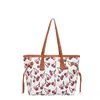 Bolsa de Ombro Versátil e Estilosa 2026 Novo Modelo Tote Bag Estampada de Grande Capacidade Bolsa de Mão Casual Transfronteiriça Bolsa Tote de Axila