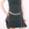 Cadena de Cintura de Monedas con Borlas y Disco Retro Transfronteriza Moda Femenina Decorativa Vestido Danza del Vientre Estilo Étnico Desgastado Cinturón