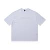 Vestido de Verão do Sul 2025 Verão Novo Japonês Pesado 270g Bordado Bambu Camiseta Retrô Casual Coringa Manga Curta