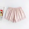 Shorts de Segurança de Renda Onda Grande para Mulheres, Anti-Exposição, Corte Solto, Podem Ser Usados Fora, Calças de Dormir, Leggings