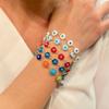 Pulsera europea y americana transfronteriza de nueva moda Ojo del Diablo pulsera retro de estilo étnico multicolor con ojo goteando aceite