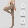 Meias femininas finas de cano alto, cor café, nova coleção primavera/verão 2026, extra longas, alta qualidade, anti-furo, leggings modeladores