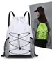 Mochila com Cordão para Design de LOGO Grande Capacidade Bolsa de Basquete Bolsa para Treinamento Esportivo Fitness Mochila com Cordão para Estudante