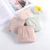 Caixa de prata graphene 1.0 roupa íntima feminina sem costura respirável cor sólida simples calcinha de menina cintura média fornecimento direto da fábrica