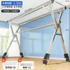 Secador de Roupas Dobrável, Varal de Chão para Ambiente Interno, Secador de Roupas Multifuncional de Aço Inoxidável para Quarto de Casa, Varanda