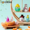 Osmanthus Luminoso Simulado Relleno Estilo Antiguo Serie de Vino Casa de Muñecas Decoración DIY Bolsa Ciega Accesorios Colgantes Adornos Pequeños de Escritorio