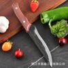 Cuchillo de Carnicero Forjado con Patrón de Martillo, Cuchillo para Cortar Carne, Cuchillo para Deshuesar, Cuchillo para Despiezar, Cuchillo para Carne de Res, Cuchillo de Cocina, Cuchillo para Cortar Carne, Cuchillo Doméstico