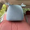 Capa de Encosto de Cabeça de Carro Desenho Animado Fofo Capa de Encosto de Cabeça de Carro Capa de Almofada Lombar de Carro Almofada de Carro Macia de Pelúcia Capa de Travesseiro de Pescoço