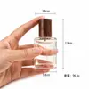 Botellas dispensadoras de perfume de alta gama 10/20/30ml 50ml 100ml botellas vacías de spray portátiles dispensadores de muestras de vidrio
