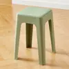 Venta Directa de Fábrica de Taburetes Modernos Simples Apilables para Mesa de Comedor para Adultos, Resistentes y Duraderos, Taburetes Cuadrados con Cubierta Suave para la Sala de Estar, Engrosados y Antideslizantes