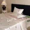 Conjunto de Colcha de Verão Lenzing Tencel com 60 Contagens, Peças: 4, Estilo Cartoon, Fresco e Fofo, Amigável à Pele, Colcha de Verão Refrescante, Colcha de Ar Condicionado, Colcha Fina