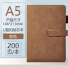 Amazon para negócio de notebook A5 reunião criativo fivela simples couro notebook customizável logo imprimível
