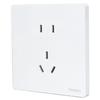 Toma de corriente Tianzheng de gran tamaño para el hogar, tipo 86, USB, de pared, tipo uno abierto con 5 interruptores ocultos de cinco orificios, color blanco