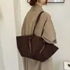 Bolsa Lateral Estilo Coreano Retrô de Grande Capacidade 2026 Inverno Nova de Camurça e Pelúcia Elegante Bolsa de Ombro Único Bolsa Tote para o Dia a Dia
