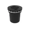 Cotovelo de Tubo de Água de PVC Preto Conexão de Três Vias Conector de Entrada/Saída de Água para Aquário Caixa de Virar Acessórios DIY Tubo de Drenagem de Filtro de Fundo
