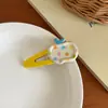 Pinza para el pelo de lunares a cuadros de manzana Pinza BB Ojos Grandes Divertida Pinza Rompepelo Pinza para Flequillo Pinza Lateral Pinza para el pelo Nuevo