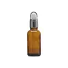 Frasco de óleo essencial marrom de 10ml frasco escuro de essência solução estoque é engarrafado separadamente frasco vazio de 30ml frasco portátil para mistura de cosméticos