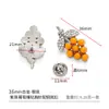Prontos para envio, broches requintados e únicos cravejados de diamantes, acessórios DIY estilo doce para roupas, bolsas e sapatos, feitos de liga de zinco