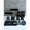 Suporte de Exibição de Joias Suporte de Pulseira de Veludo Preto Suporte de Brincos Bandeja de Acessórios Props para Vitrine de Loja