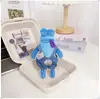 Colgantes de peces geniales, peces flácidos, peces que yacen planos de los residentes de Fondo de Bikini, accesorios para llaveros, overoles, Año Nuevo