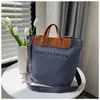 Bolsa de Mão Estilo Coreano Bolsa de Ombro Casual para o Dia a Dia Bolsa Grande Feminina Ins Nova Moda Bolsa Transversal Feminina de Lona