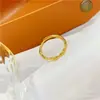 Anel de Bambu da Sorte Ouro Imitação Ajustável Joia de Mão Novo Anel de Abertura Alta Ouro Imitação Joias Atacado