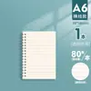 Sijin Cuaderno Engrosado Cuaderno de Espiral de PP Cuaderno de Cuadrícula A6 Bloc de Notas Grande B5 para Secundaria y Preparatoria Línea Horizontal A5 Práctico