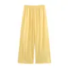 Comercio Exterior Transfronterizo Ropa para Mujer Verano 2025 Estilo Europeo y Americano Camisa de Manga Larga con Cordón + Conjunto de Pantalones Casuales para Mujer B88851/2F