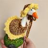 Comercio Exterior Amazon Transfronterizo Nuevo Estilo Crochet Hecho a Mano Puro Mini Escritorio Ganso Decorativo Conjunto de Ropa Producto Terminado Venta al por Mayor