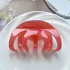 Nuevo Pasador de Cabello con Patrón de Mármol de Amazon Transfronterizo para la Parte Trasera de la Cabeza, Pasador Versátil, Pinza de Tiburón para Moño, Accesorio para el Cabello para Mujeres