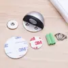 Tapa de Tortuga Hemisférica de Acero Inoxidable 304 Sin Taladro con Imán para Puerta de Baño Resistencia Anticolisión Tope de Puerta de Goma Gruesa