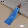 Lótus de Haste Dupla Poliéster Longo 12cm Dupla Borla DIY Acessório Feito à Mão Borla Nó Chinês Fabricante Feito à Mão DIY